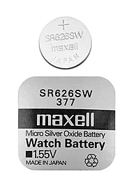 Батарейки Maxell SR626SW (377) (177) 1шт 1.55 V