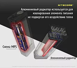 Фонарик Nitecore TM10K с OLED дисплеем (6-1335) - миниатюра 7