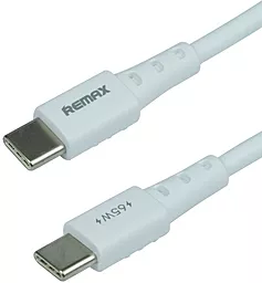 Кабель USB PD Remax 65W USB Type-C - Type-C Cable White (RC-068)