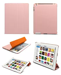 Чехол для планшета Melkco Slimme Cover Type для iPad 2/3/4 Pink  (APNIPALCSC1PKLC) - миниатюра 4