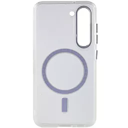 Чехол Epik TPU Lyon frosted with MagSafe для Samsung Galaxy S23+ White - миниатюра 2