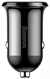 Автомобильное зарядное устройство Baseus Grain Pro Car Charger Dual USB 4.8A Black (CCALLP-01) - миниатюра 3