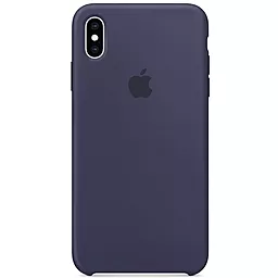Чохол Apple Silicone Case PB для Apple iPhone XS Max Midnight Blue