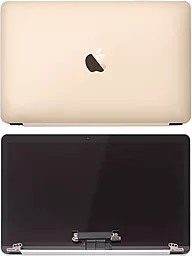Матриця для ноутбука Apple MacBook 12 A1534 (2016-2017), в зборі з кришкою і рамкою, оригінал, Rose gold