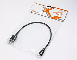 Кабель USB Maxxter micro USB Cable Black - миниатюра 2