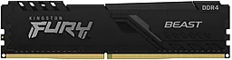Оперативна пам'ять Kingston Fury DDR4 4GB 2666 MHz (KF426C16BB/4) Beast Black