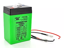 Аккумуляторная батарея QSuo 6V 8Ah с элементами Li-ion 18650 + зарядное устройство 8,4V 1Ah + крокодилы