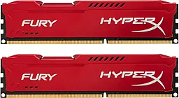 Оперативная память HyperX 16GB (2x8GB) DDR3 1600MHz FURY (HX316C10FRK2/16)