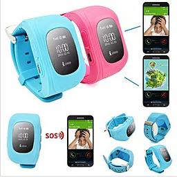 Смарт-часы Smart Baby W5 (Q50) c GPS трекером для приложения WhereYouGo Pink - миниатюра 6