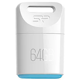 Флешка Silicon Power Touch T06 64GB USB 2.0 (SP064GBUF2T06V1W) White - миниатюра 4