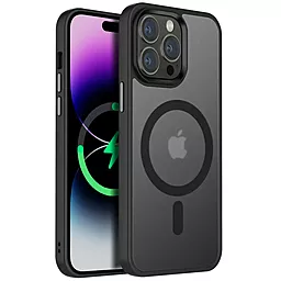 Чехол Epik Metal Buttons with MagSafe Colorful для Apple iPhone 14 Pro Black