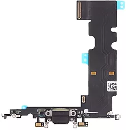 Нижний шлейф Apple iPhone 8 Plus с разъемом зарядки, с микрофоном Space Gray
