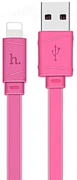 Кабель USB Hoco X5 Bamboo Lightning Cable Pink