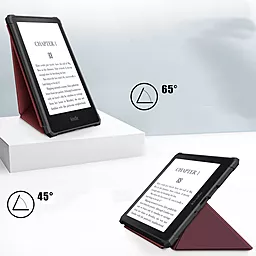Чехол для планшета BeCover Ultra Slim Origami для Amazon Kindle Paperwhite 11th Gen. 2021 Red Wine (707222) - миниатюра 3