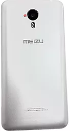 Задняя крышка корпуса Meizu M1 Meilan Metal со стеклом камеры Original White
