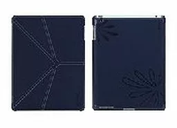 Чехол для планшета Xundd V Flower leather case for iPad 2/3/4 Blue - миниатюра 2