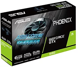 Видеокарта Asus GeForce GTX1660 6144Mb Phoenix (PH-GTX1660-6G) - миниатюра 7