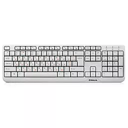 Клавиатура REAL-EL 500 Standard, USB, white (EL123100011)