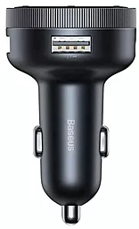Автомобильное зарядное устройство с FM-модулятором Baseus Enjoy Car Wireless MP3 Charger 12W 5V 3.4A 2xUSB-A Black (CCLH-01) - миниатюра 4