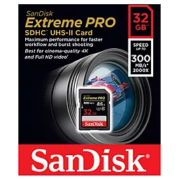 Карта памяти SanDisk SDHC 32GB Extreme Pro Class 10 UHS-II U3 (SDSDXPK-032G-GN4IN) - миниатюра 3