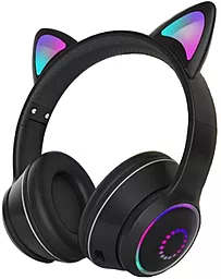 Бездротові навушники котики з вушками Tucci AKZ-K26 Black 