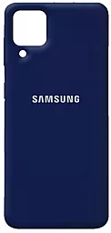 Чехол Epik Silicone Cover Full Protective (AA) Samsung A125 Galaxy A12 Midnight Blue