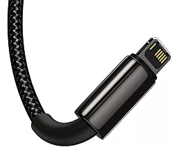 Кабель USB Baseus Tungsten Gold 3.5A 1.5M 3-in-1 USB to Type-C/Lightning/micro USB сable black (CAMLTWJ-01) - миниатюра 4