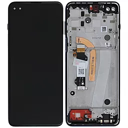 Дисплей Motorola Moto G100 (XT2125, XT2125-4) з тачскріном і рамкою, Black