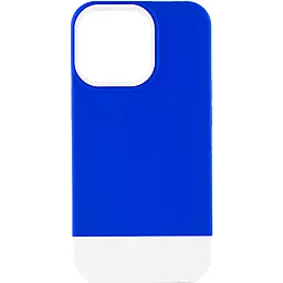 Чохол Epik TPU+PC Bichromatic для Apple iPhone 13 Pro (6.1") Navy Blue / White