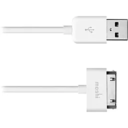 Кабель USB Moshi 30-pin USB Cable White (99MO023101) - миниатюра 2