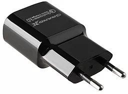 Мережевий зарядний пристрій з швидкою зарядкою Grand-X 18w QC3.0 home charger black (CH-550B) - мініатюра 4