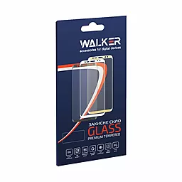 Защитное стекло Walker Full Glue для Xiaomi Poco F3, Mi 11i, Mi 11X Pro black