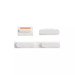 Набор внешних кнопок Apple iPhone 5C комплект 3 шт White - миниатюра 2