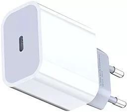 Сетевое зарядное устройство Grand CH-770L 20w PD/QC3.0 USB-C ports charger + USB-C to Lightning cable white - миниатюра 2