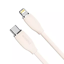 USB PD Кабель Baseus Jelly Liquid 20W 3A 1.2M USB Type-C - Lightning Cable Pink (CAGD020004) - миниатюра 2