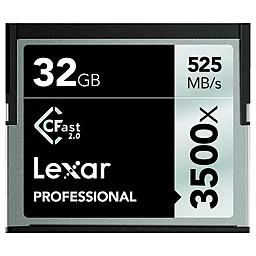Карта памяти Lexar Compact Flash 32GB Professional CFast 3500X (LC32GCRBEU3500)