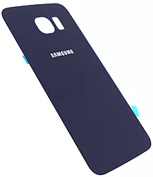 Задняя крышка корпуса Samsung Galaxy S6 G920F Black Sapphire - миниатюра 2