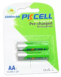 Акумулятор PKCELL Pre-Charged AA 2000mAh NiMH 2шт (PC/AA2000-2BA) 1.2 V
