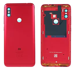 Задняя крышка корпуса Xiaomi Redmi Note 6 Pro со стеклом камеры Red