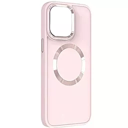 Чехол Epik Bonbon Metal Style with MagSafe для Apple iPhone 15 Plus Light Pink
