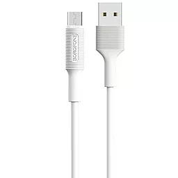 Кабель USB Borofone BX1 EzSync micro USB Cable White