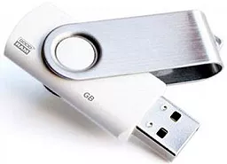 Флешка GooDRam 8GB Twister USB 2.0 (UTS2-0080W0R11) White - мініатюра 2