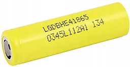 Аккумулятор LG 18650 2500mAh 1шт Yellow (LGDBHE41865-HE4) - миниатюра 3