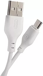 Кабель USB XO NB103 Bell micro USB Cable White