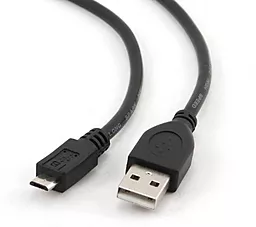 Кабель USB Cablexpert 0.1M micro USB Cable Black (CCP-mUSB2-AMBM-0.1M)