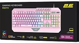 Клавиатура 2E GAMING KG315 RGB Pink (2E-KG315UPK) - миниатюра 8