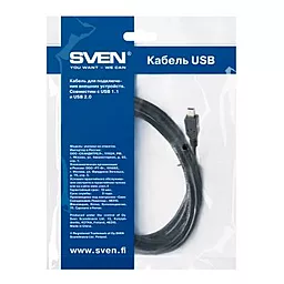 Кабель USB Sven USB 2.0 AM to Mini 5P 1.8m (1300112) - миниатюра 4