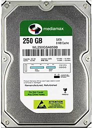Жесткий диск Mediamax 250GB 5900rpm 8MB (WL250GSA859B_)
