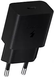 Сетевое зарядное устройство Samsung Original 15W Adapter USB-C + USB C-C Cable Black (EP-T1510XBEGRU) - миниатюра 3