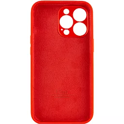 Чехол Silicone Case Full Camera для Apple iPhone 15 Pro Max red - миниатюра 2